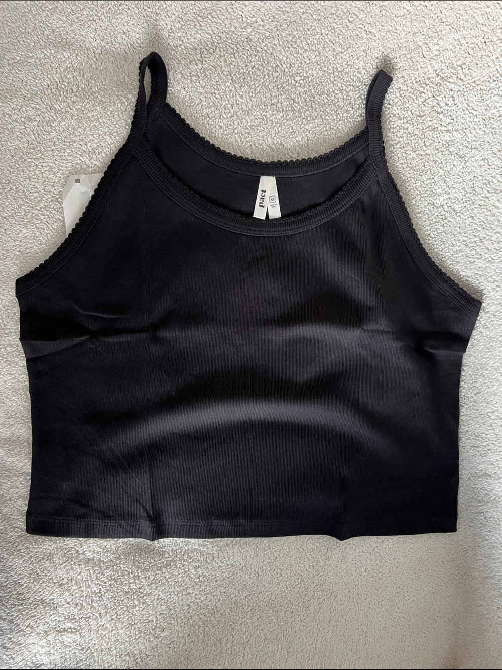 NWT/NIB • Pact Organic Dream Rib Cami in Black • Women’s XL - Picture 13 of 13